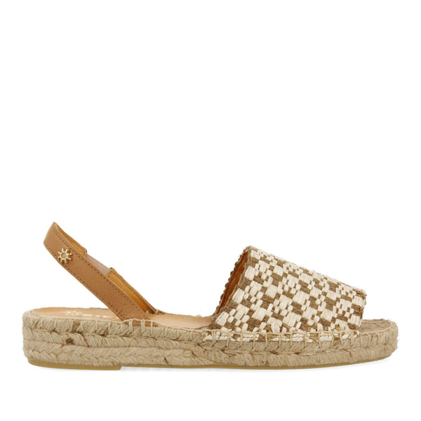 Alpargatas la siesta en color natural para mujer prisca