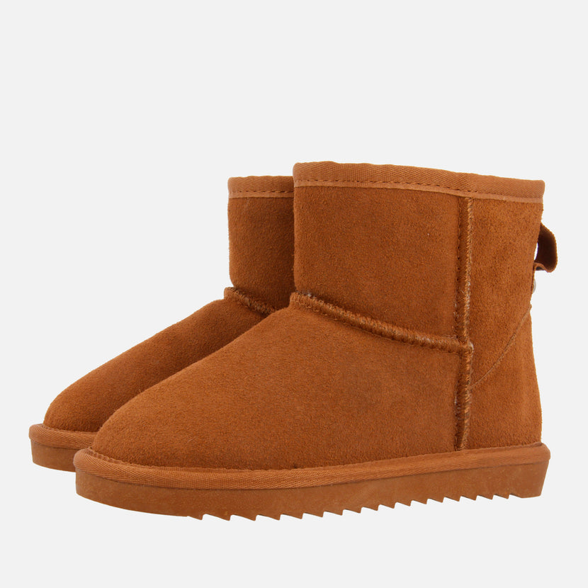 BOTA AUSTRALIANA PIEL MARRON PARA NIÑA COFFS