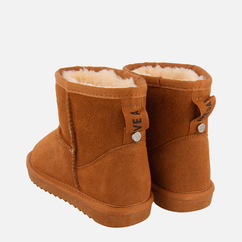 BOTA AUSTRALIANA PIEL MARRON PARA NIÑA COFFS
