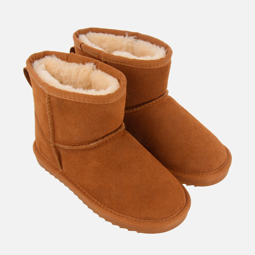 BOTA AUSTRALIANA PIEL MARRON PARA NIÑA COFFS
