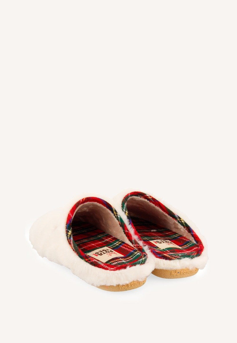 ZAPATILLAS DE ESTAR POR CASA HOT POTATOES DE PELO BEIGE GALIZEIN