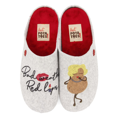 ZAPATILLAS DE ESTAR POR CASA DE LA COLECCIÓN HOT POTATOES KLOCH