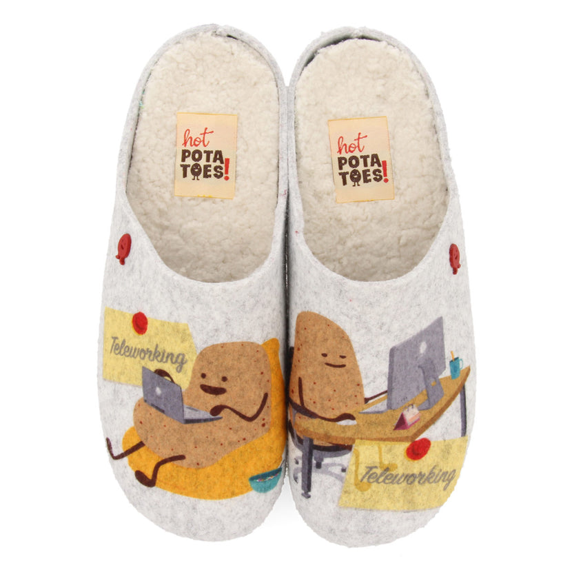 ZAPATILLAS DE ESTAR POR CASA DE LA COLECCIÓN HOT POTATOES HATTING