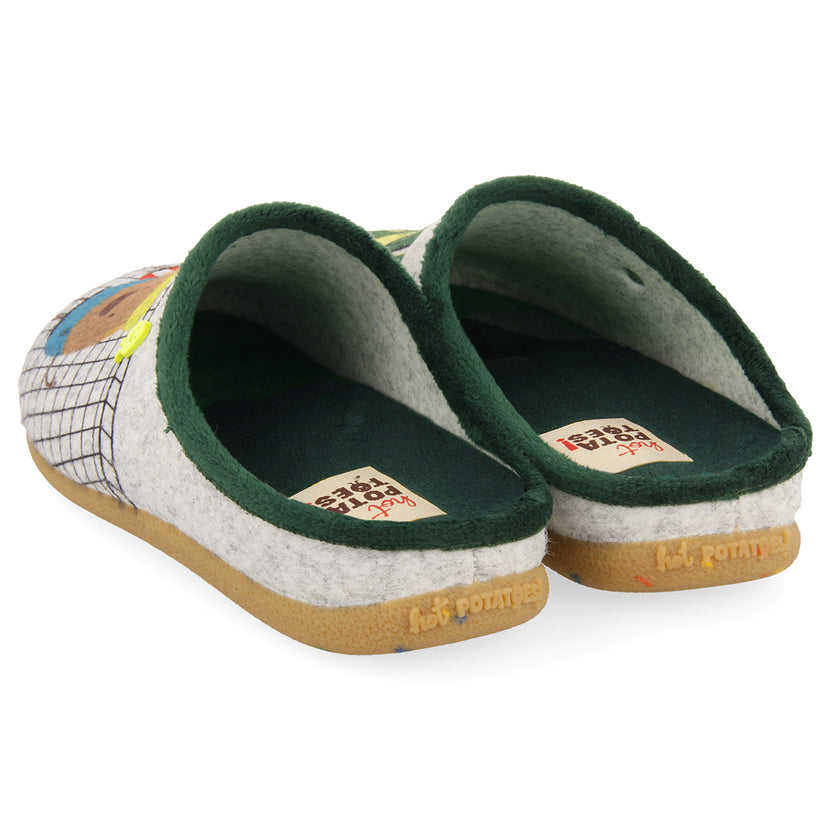 ZAPATILLAS INFANTILES DE ESTAR POR CASA DE LA COLECCIÓN HOT POTATOES DALARNA