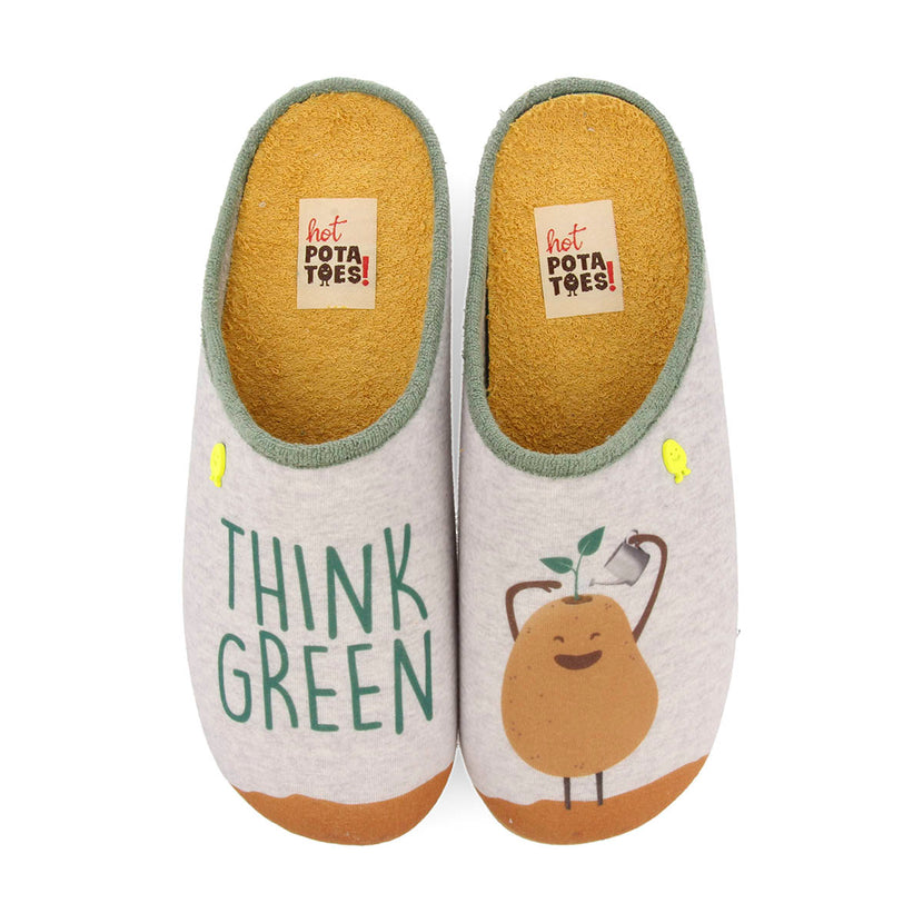 ZAPATILLAS DE ESTAR POR CASA HOT POTATOES GRIS CUDAHY
