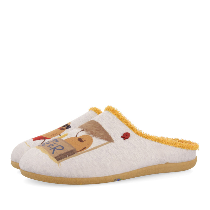 ZAPATILLAS DE ESTAR POR CASA HOT POTATOES GRIS BINASCO