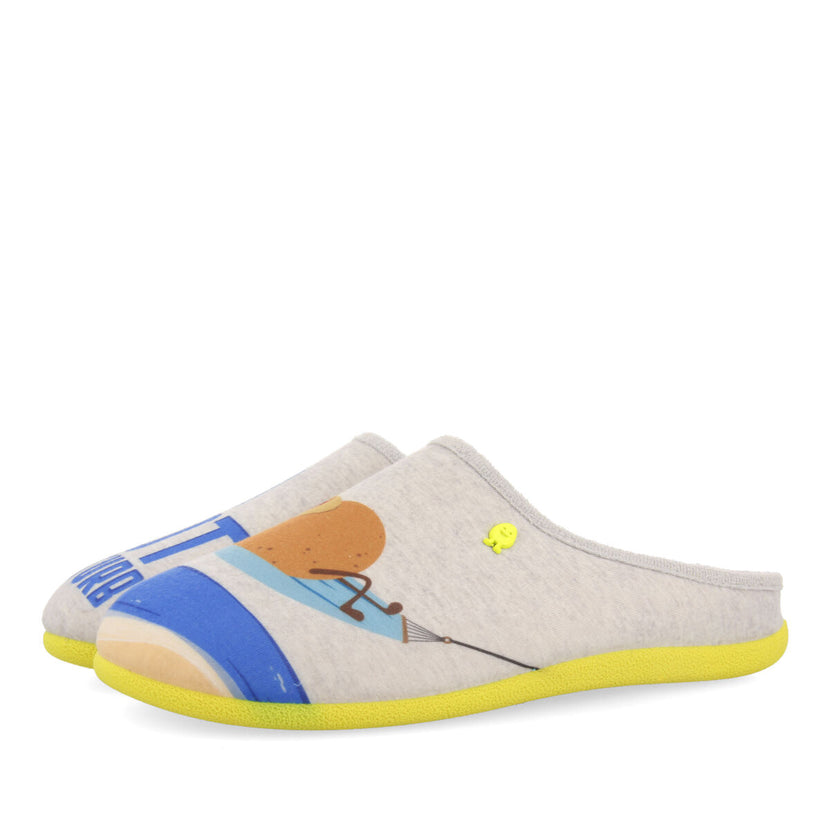 ZAPATILLAS DE ESTAR POR CASA HOT POTATOES GRIS GEELONG