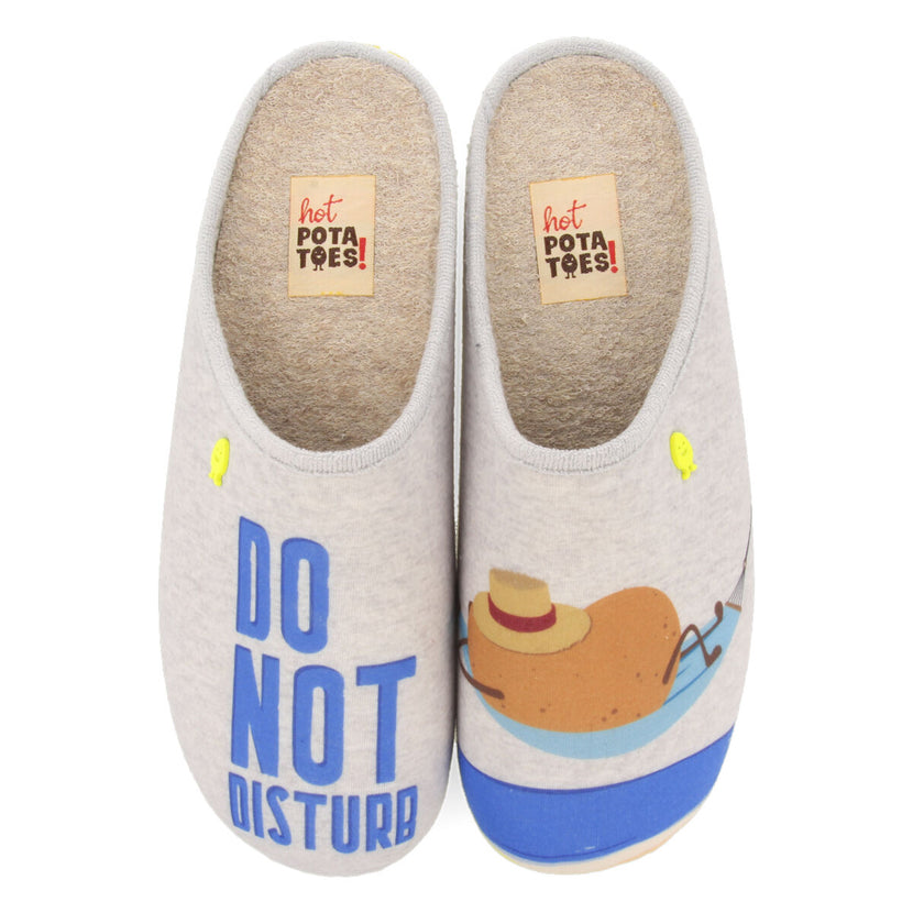ZAPATILLAS DE ESTAR POR CASA HOT POTATOES GRIS GEELONG