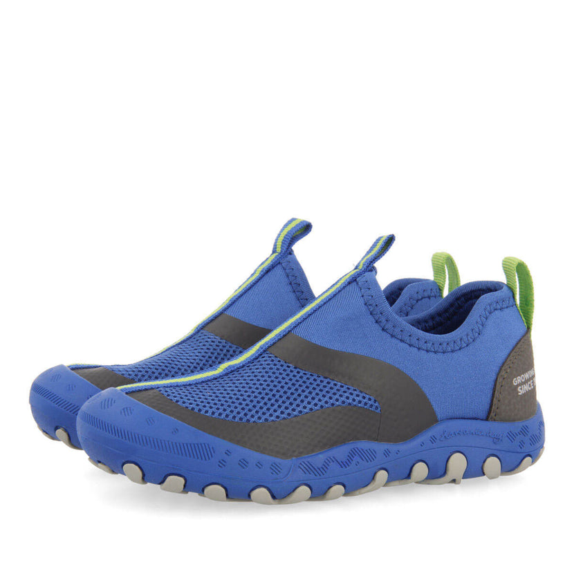 Sandalias deportivas azules tipo californiana para niño sapezal