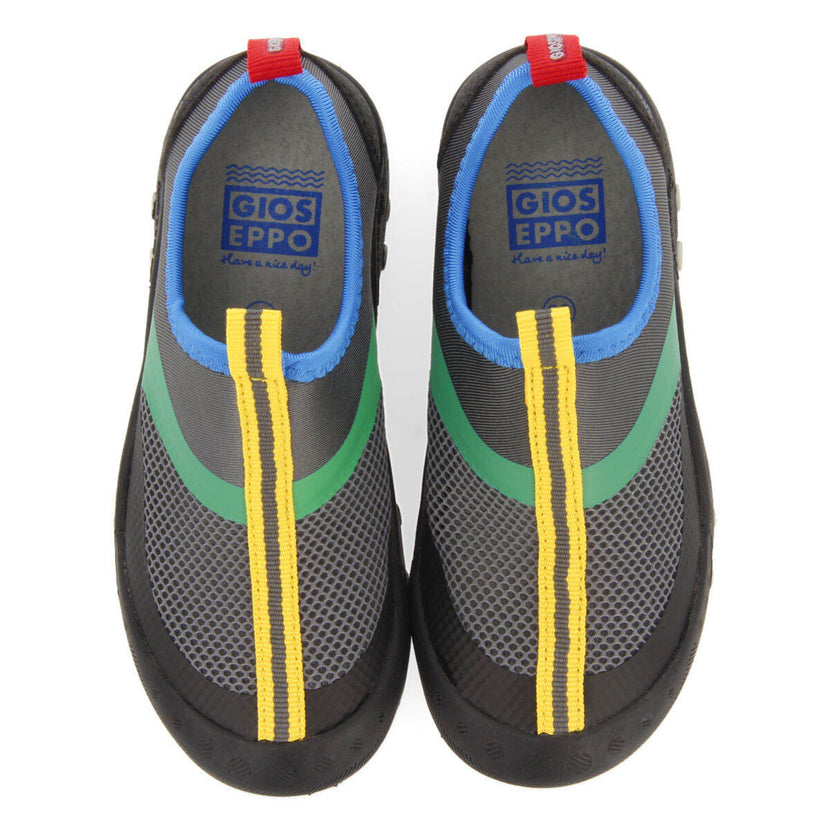 Sandalias deportivas grises tipo californiana para niño sapezal