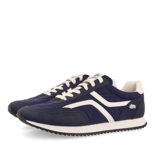 Sneakers retro azul marino para hombre anould
