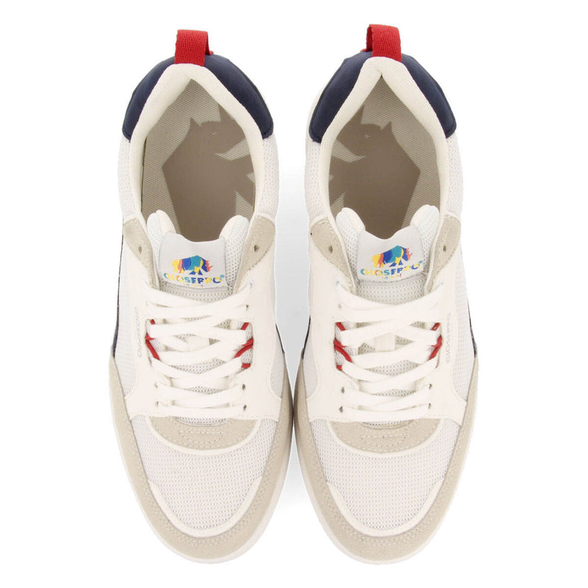Sneakers blancas con toques de color para hombre taxco