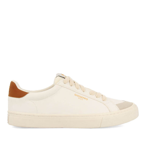 SNEAKERS BLANCAS CON DETALLES EN COLOR CUERO PARA HOMBRE ROUJAN