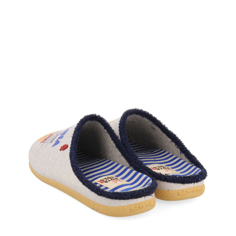 Zapatillas de estar por casa gris abaete