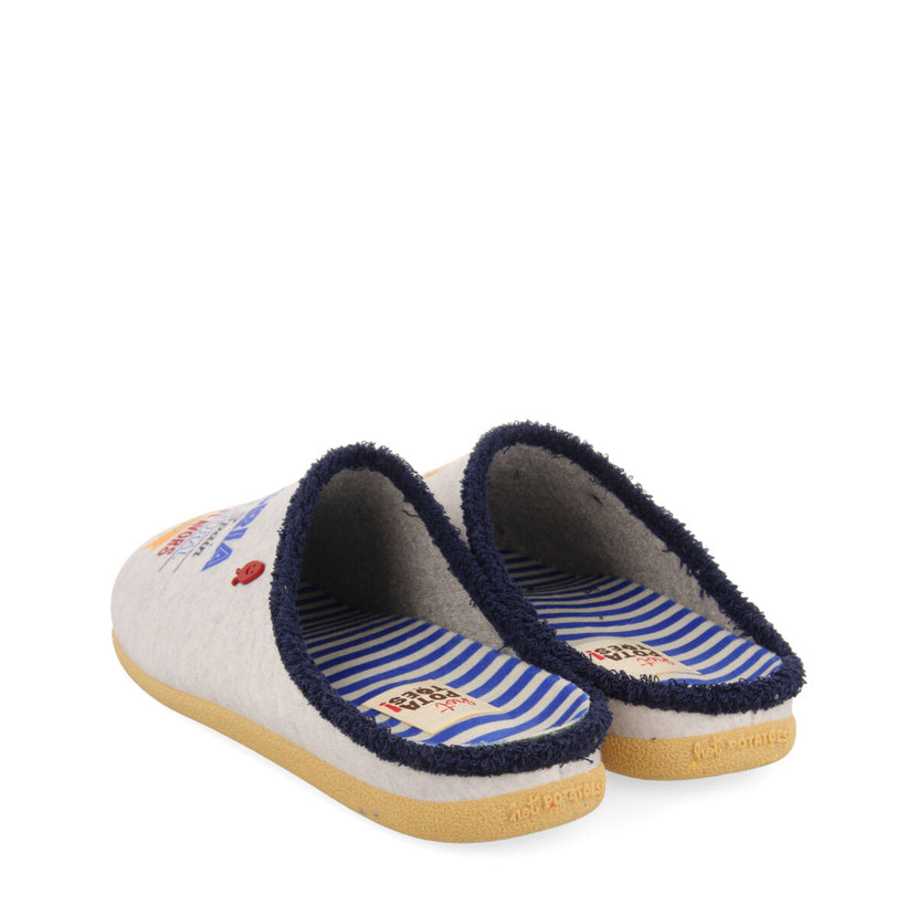 Zapatillas de estar por casa gris abaete