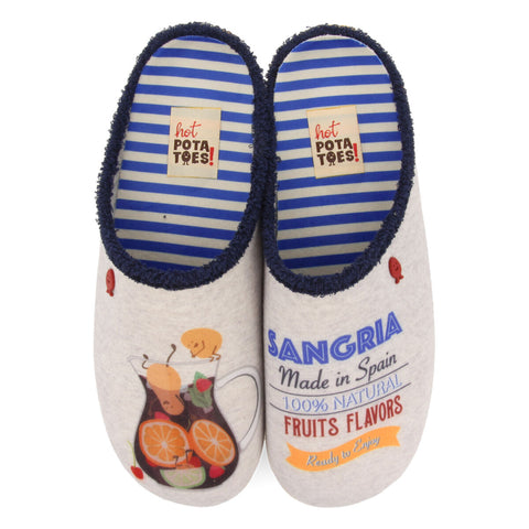 ZAPATILLAS DE ESTAR POR CASA GRIS ABAETE