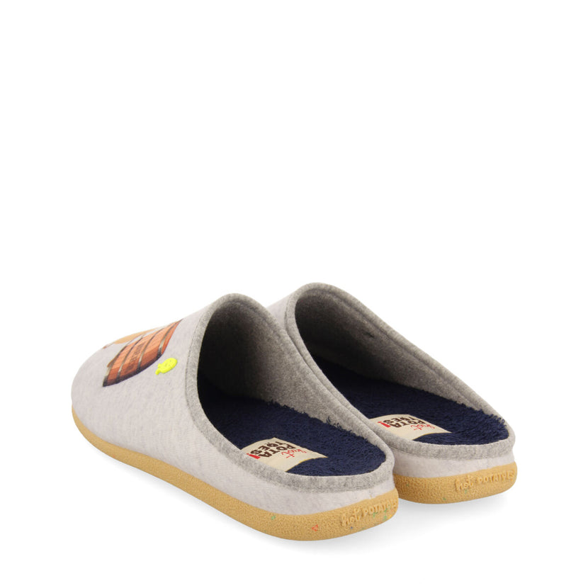 Zapatillas de estar por casa gris jambi