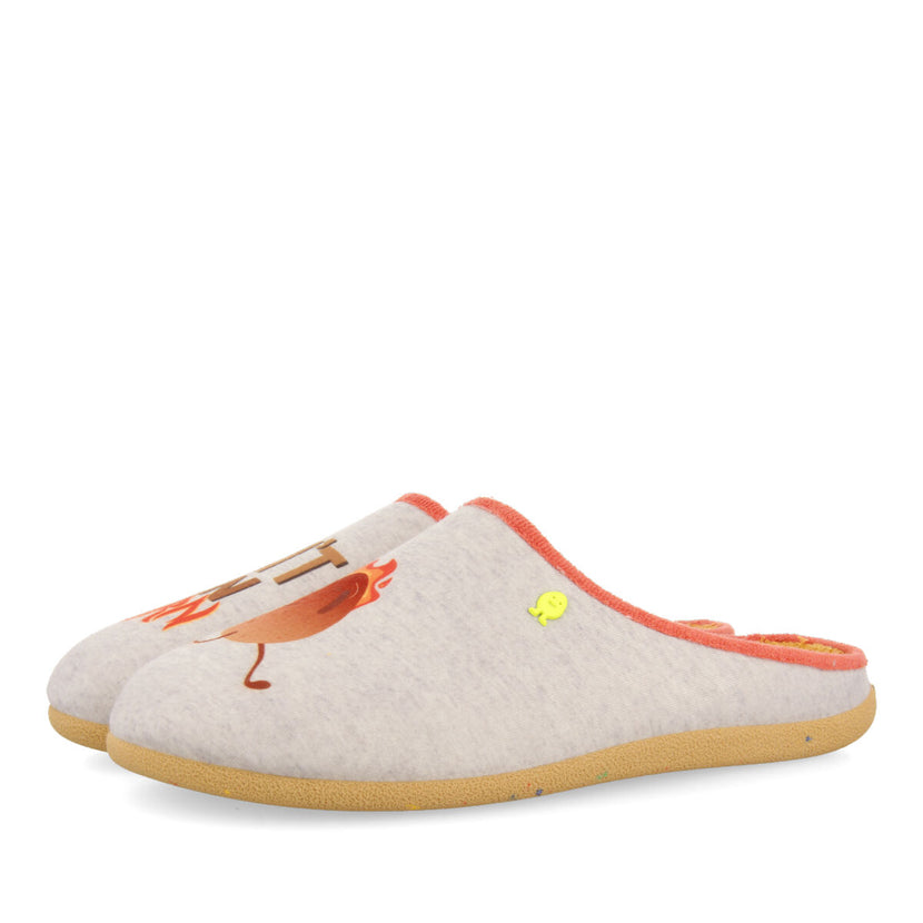 Zapatillas de estar por casa gris makati