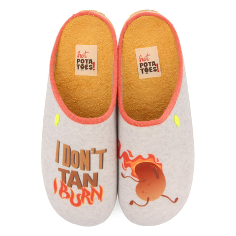 ZAPATILLAS DE ESTAR POR CASA GRIS MAKATI