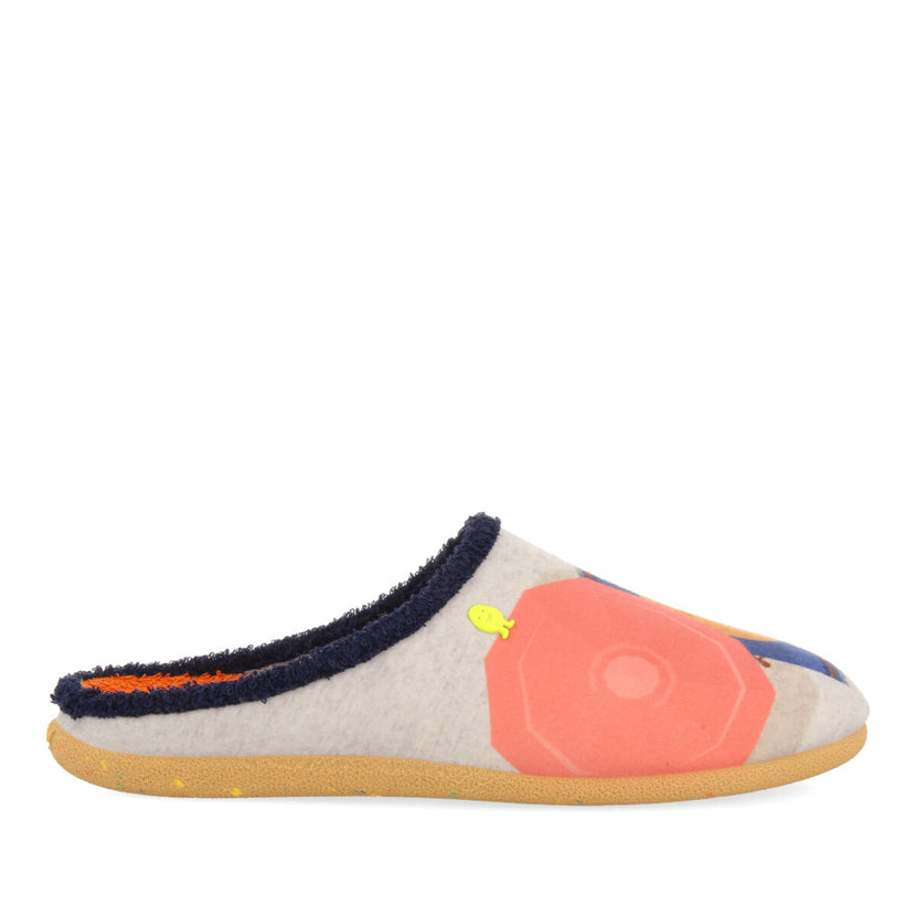 Zapatillas de estar por casa gris padang