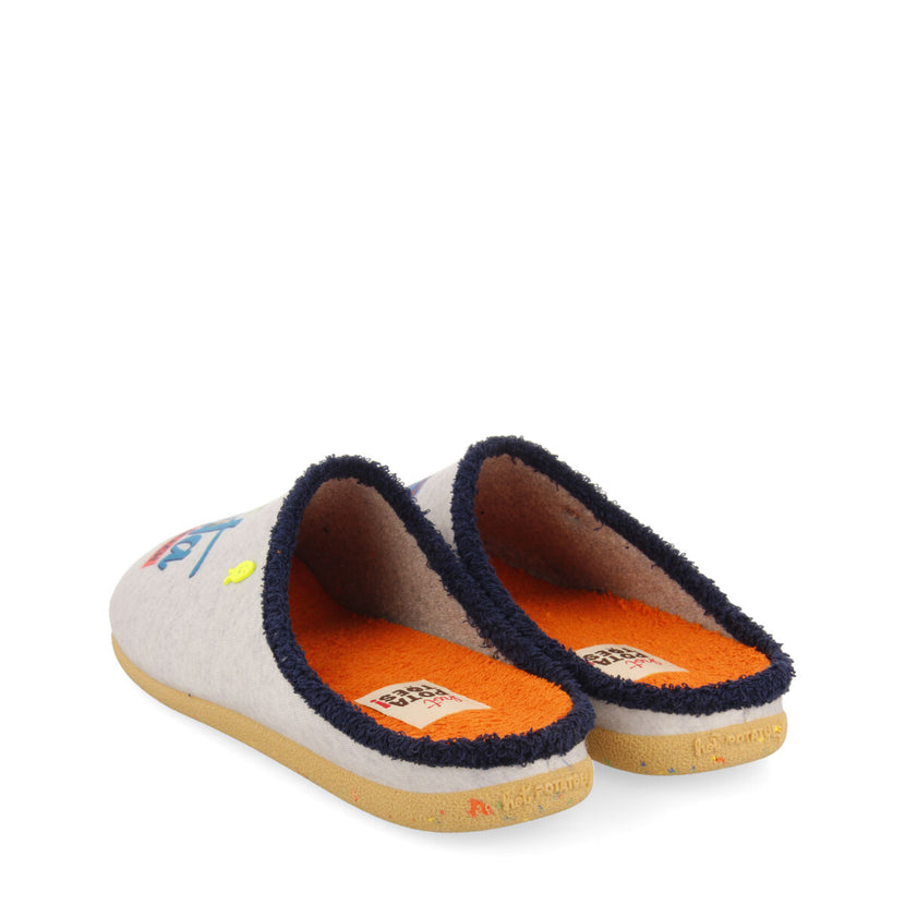 Zapatillas de estar por casa gris padang
