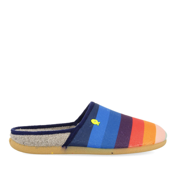 Zapatillas de estar por casa multicolor caetite