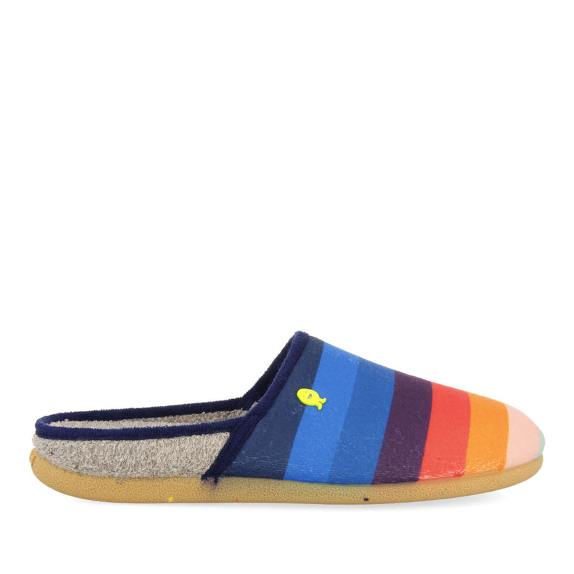 Zapatillas de estar por casa multicolor caetite