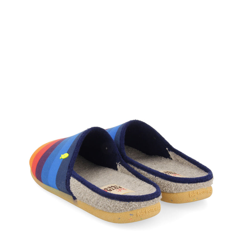 Zapatillas de estar por casa multicolor caetite