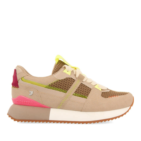 SNEAKERS BEIGE CON TEXTURAS PARA MUJER THORENS