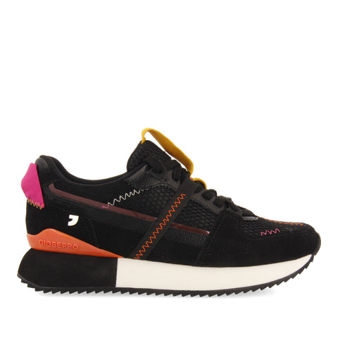 SNEAKERS NEGRAS CON TEXTURAS PARA MUJER THORENS