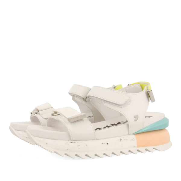 Sandalias deportivas blancas para mujer viersat