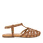 SANDALIAS DE PIEL TIPO CANGREJERAS EN COLOR CUERO PARA NIÑA SURABAYA