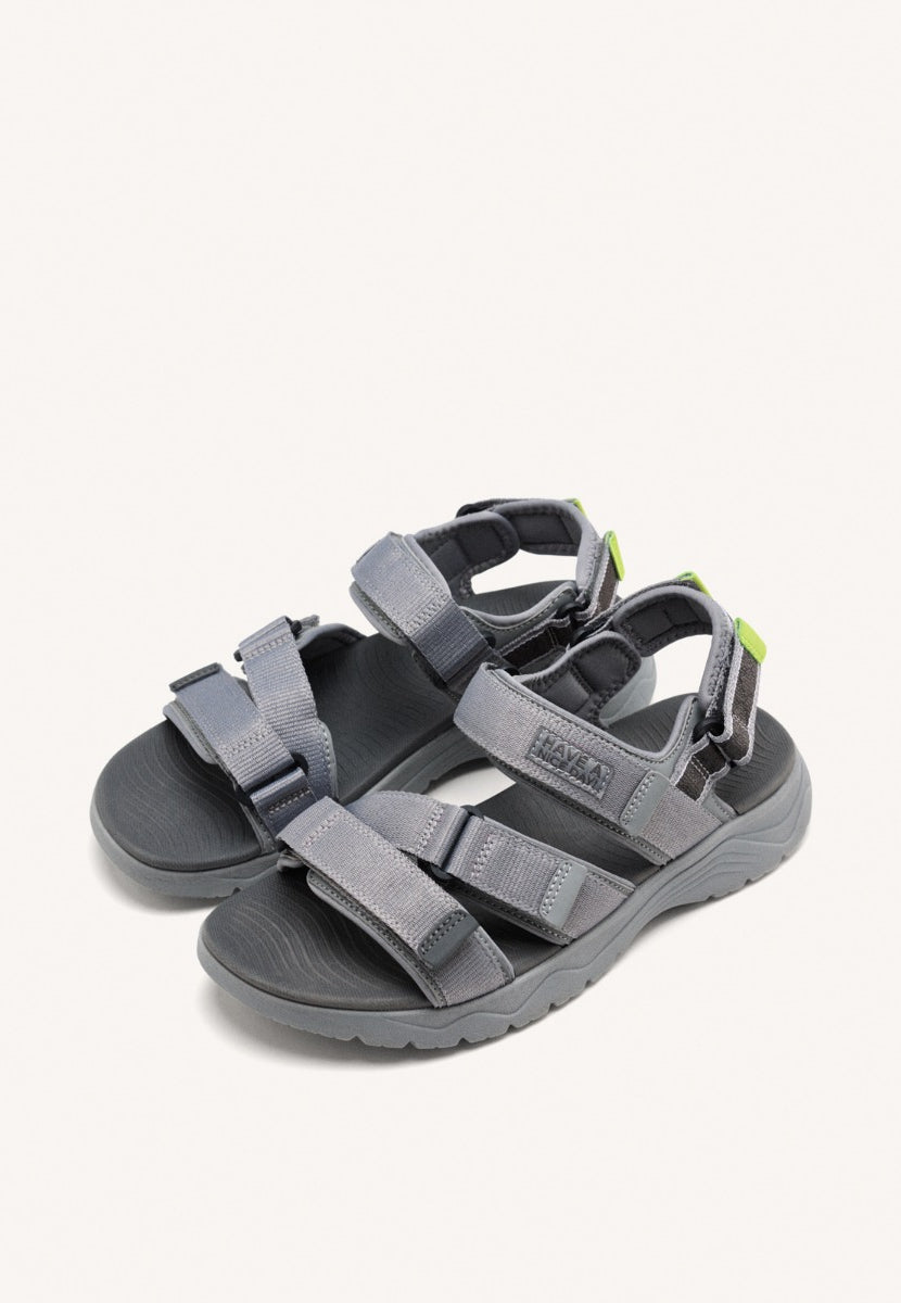SANDALIAS COLOR GRIS PARA HOMBRE FLACOURT