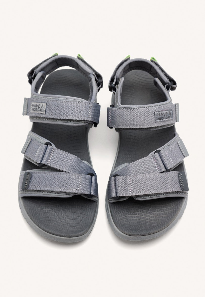 SANDALIAS COLOR GRIS PARA HOMBRE FLACOURT