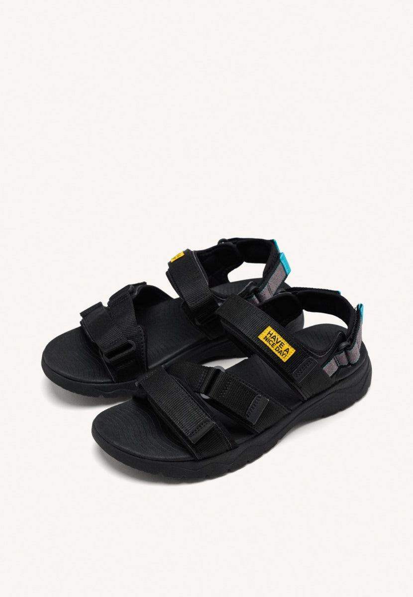 SANDALIAS COLOR NEGRO PARA HOMBRE FLACOURT
