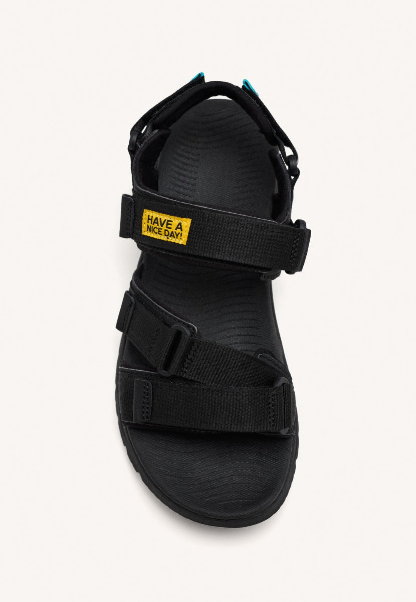 SANDALIAS COLOR NEGRO PARA HOMBRE FLACOURT