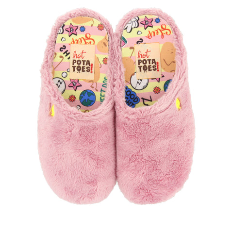 ZAPATILLAS DE ESTAR POR CASA INFANTILES DE PELO ROSA CAVOUR