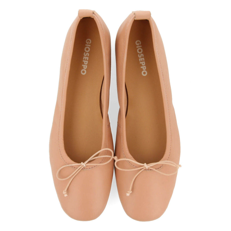 Ballerines nude en peau pour femme pierbach