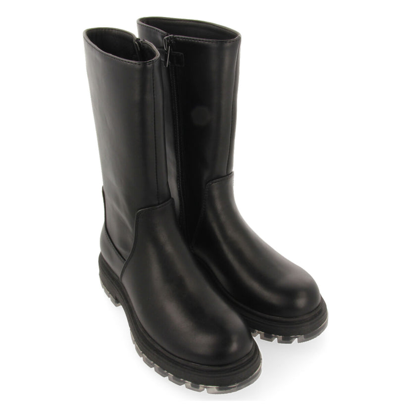 Botas negras para niña y niño kippen