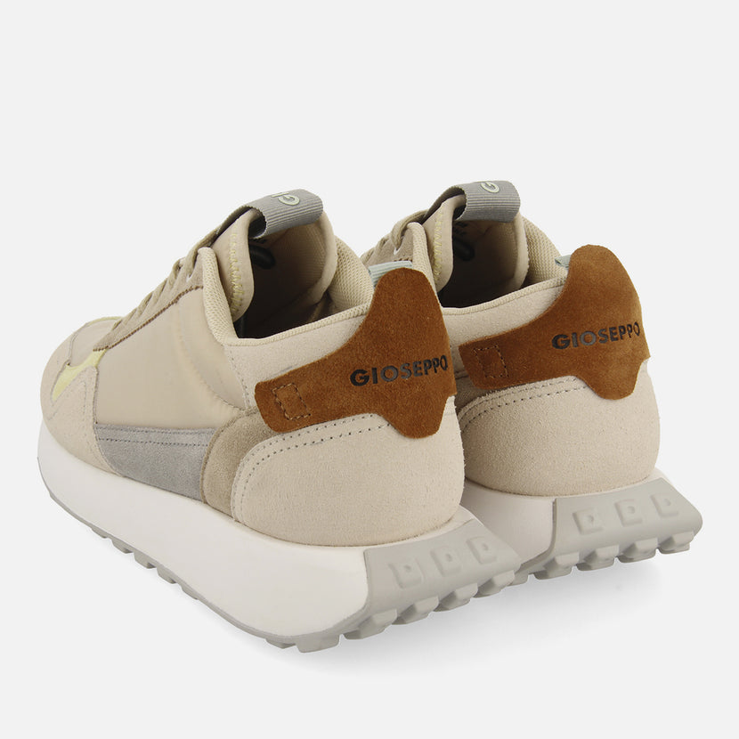 Sneakers retro beige en contraste de colores para hombre carluke