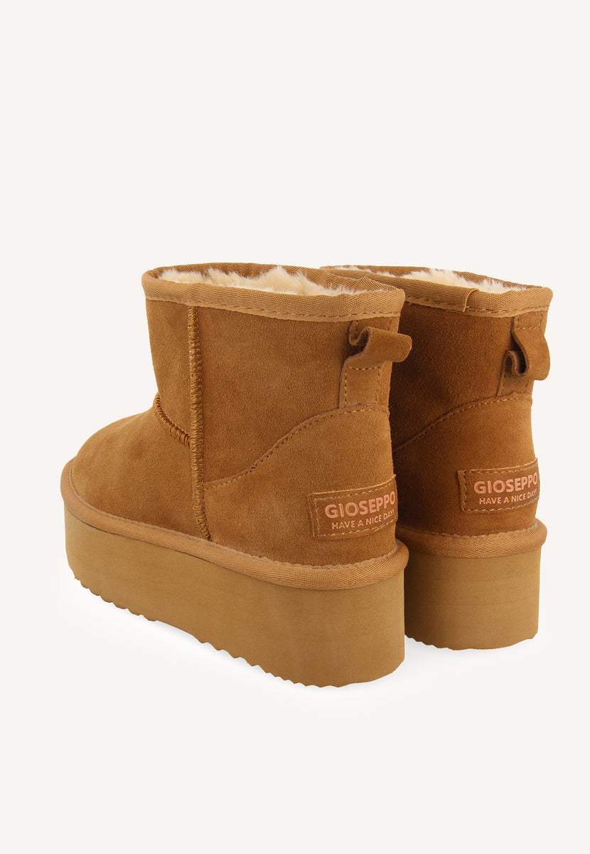 BOTAS AUSTRALIANAS COLOR CUERO CON PLATAFORMA PARA MUJER BANCROFT