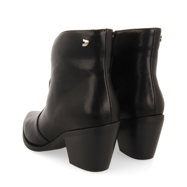 Botín estilo cowboy negro para mujer portree