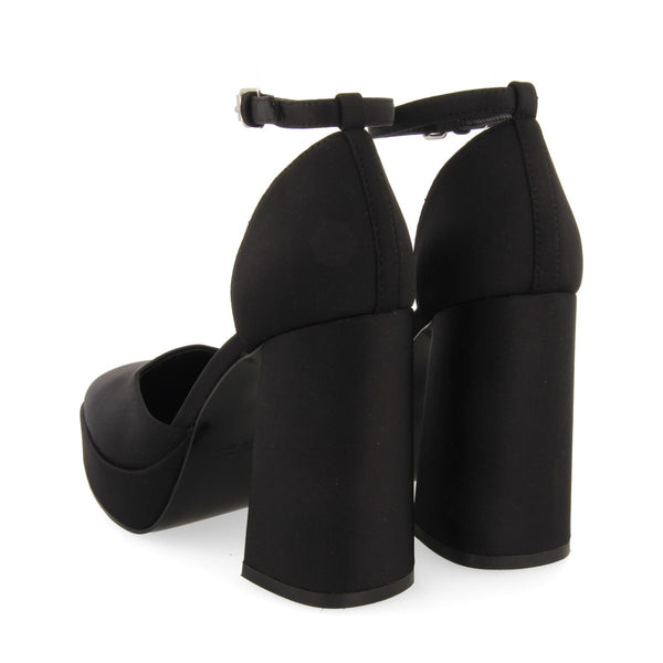 Zapatos negros de tacón ancho y plataforma para mujer assynt