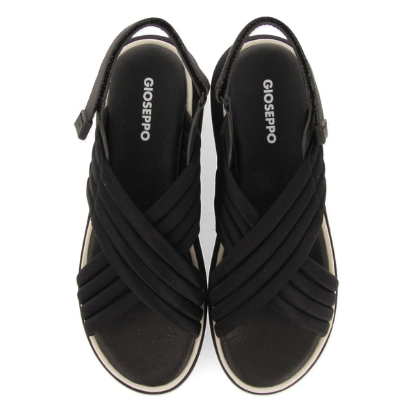 SANDALIAS DEPORTIVAS NEGRAS CON PLATAFORMA PARA MUJER BRYHER