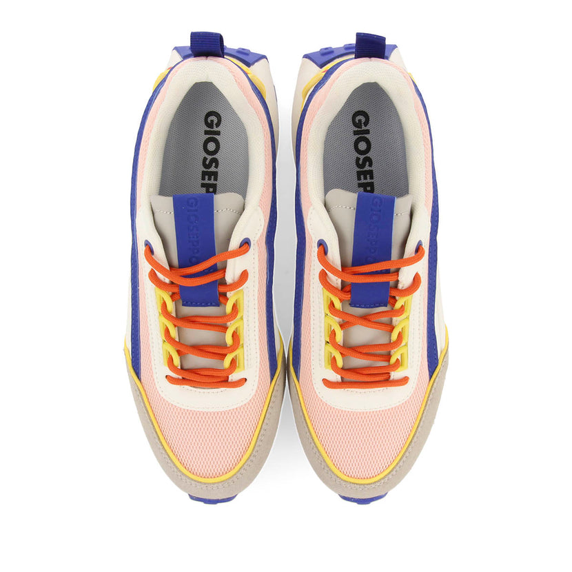 WHITE SNEAKERS WITH MULTICOLOR DETAILS FOR WOMEN BALLAGAT