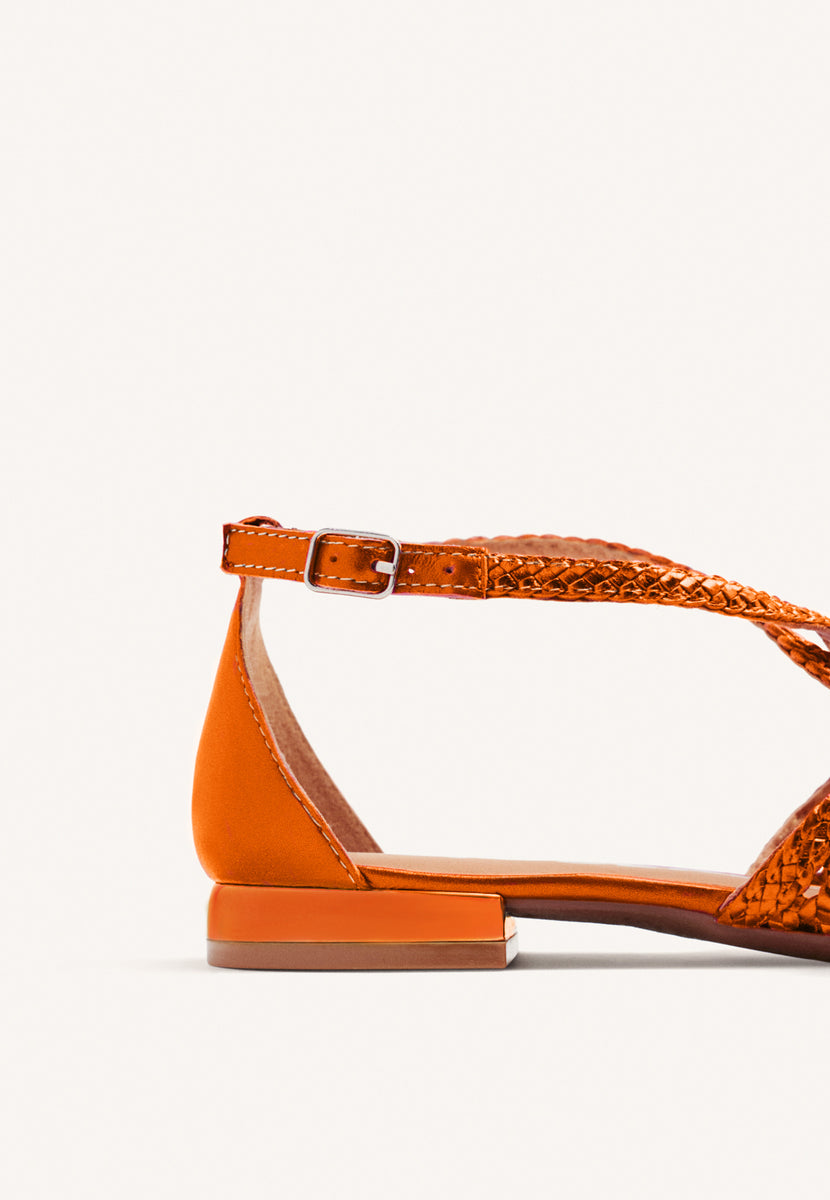 BALLERINE IN PELLE CON INTRECCI PER DONNA LESKOVIC