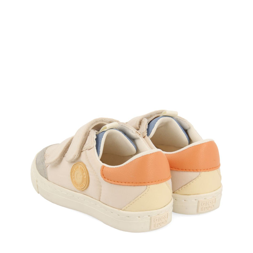 SNEAKERS COLOR BEIGE CON ACENTOS DE COLOR PARA NIÑA Y NIÑO HEPPNER