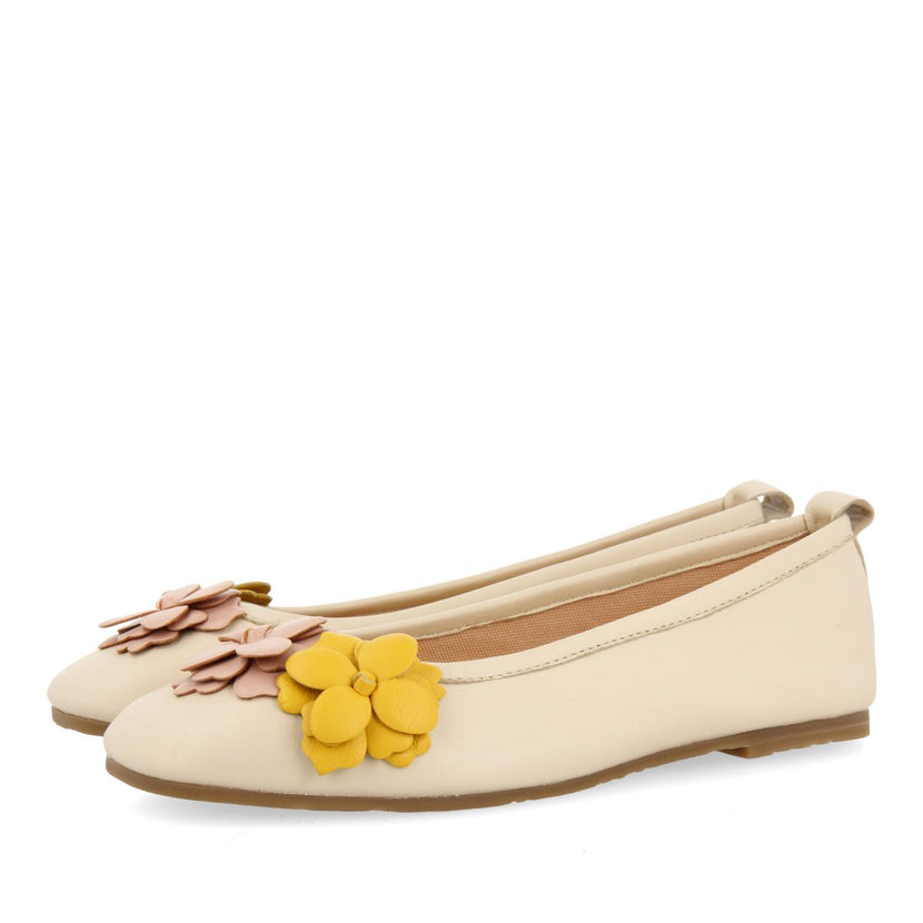 BALLERINE MULTICOLORI CON DECORAZIONE FLOREALE PER BAMBINA E BAMBINO PHARR