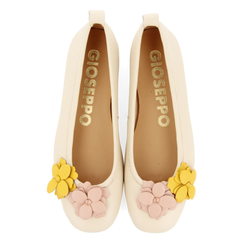 BALLERINE MULTICOLORI CON DECORAZIONE FLOREALE PER BAMBINA E BAMBINO PHARR