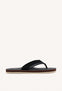 CHANCLAS NEGRAS CON CORTE BICOLOR PARA HOMBRE BRENT
